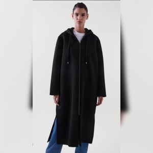 COS Longline Jersey Parka